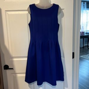 Royal blue A line mini dress